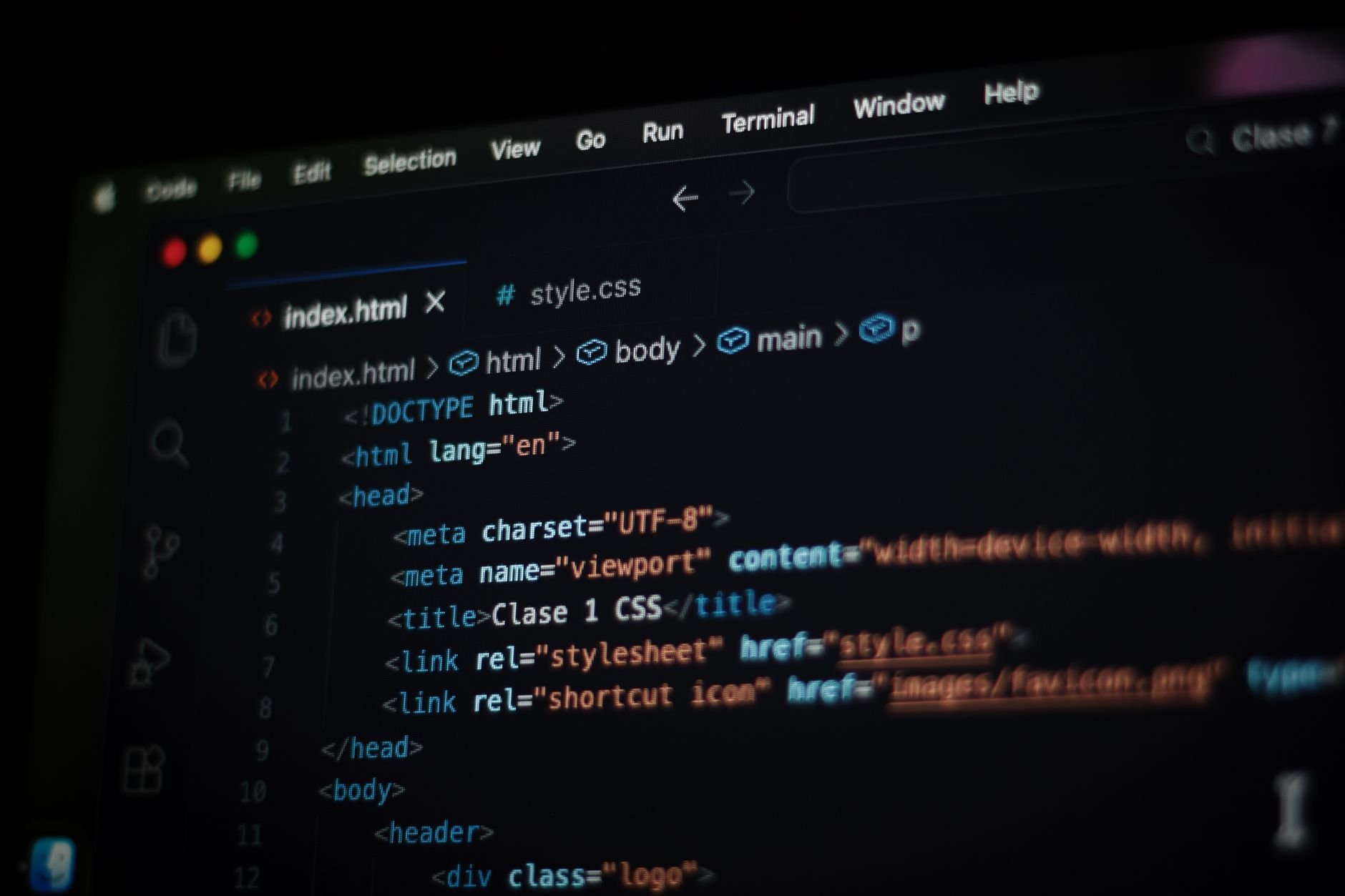 Green code terminal interface displayed on dark monitor screen